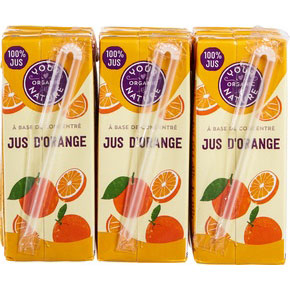 Jus d'orange 200ml Your organic nature