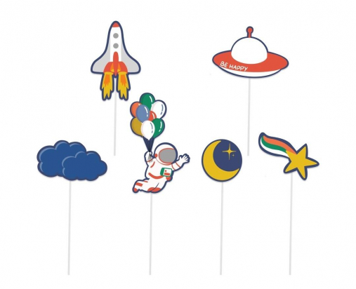 C&L Pique à gâteau - lot de 6 - Espace