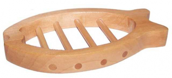 Porte savon en bois d'Hemu - Poisson