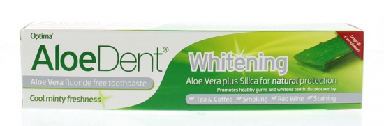 Dentifrice à l'aloé vera Blancheur - Aloedent