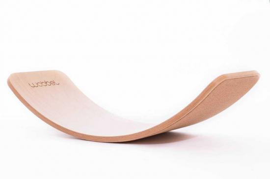 Wobbel - Planche d'équilibre en bois laqué - Liège
