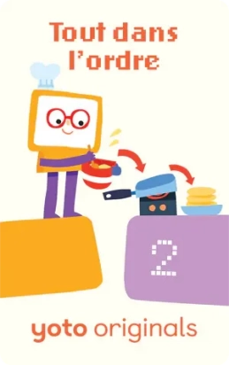 Coder est un jeu 8 Cartes Yoto