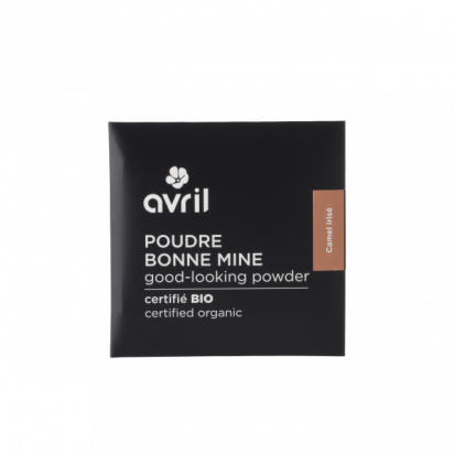 Poudre bonne mine camel irisé certifiée bio Avril