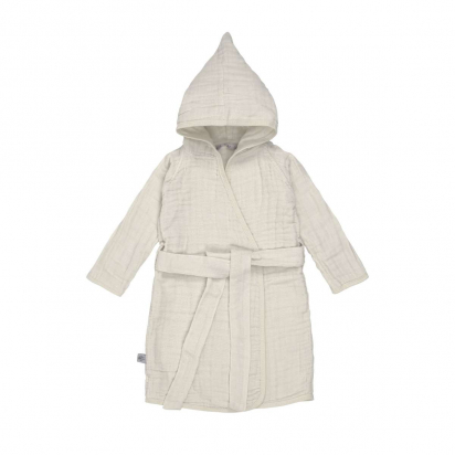 Peignoir en gaze de coton Milky Lassig