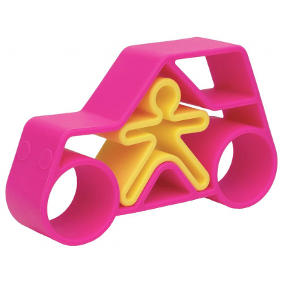 Voiture et kid Néon Pink en silicone Dëna Toys