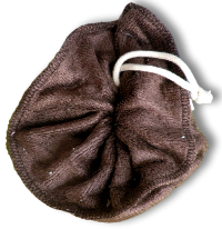 Tawashi, fleur de douche, bambou Chocolat