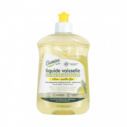 Vaisselle ultra dégraissant Citron-menthe 500 ml Etamine du Lys