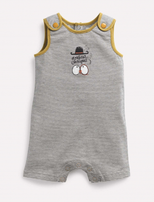 Combinaison rayé gris Tchao - Il était une fois - Moulin roty 