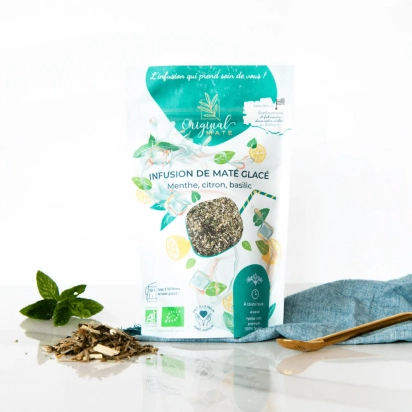 Maté Glacé Bio, menthe, citron, basilic Original Mate