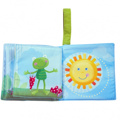 Livre en tissu Monde arc-en-ciel Haba