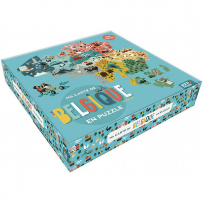 Ma carte de Belgique en puzzle Auzou