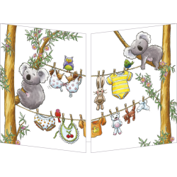 Carte Cache-Cache "Les koalas" CT343