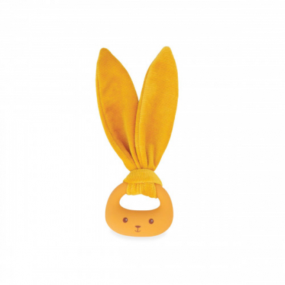 Anneau de dentition en silicone lapin Ocre Kaloo