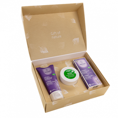 Coffret cadeau de luxe Lavande & Skin Food Weleda