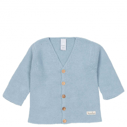 Gilet Cardigan Clearwater Bay soft blue - Koeka