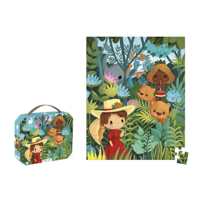 Puzzle inspiré de Rousseau 100 pièces – Jeu éducatif en coffret JANOD