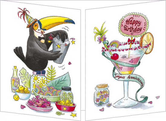 Carte Cache-Cache "Happy Birthday"