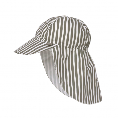 Casquette chapeau Protège Nuque Rayé Olive Lassig