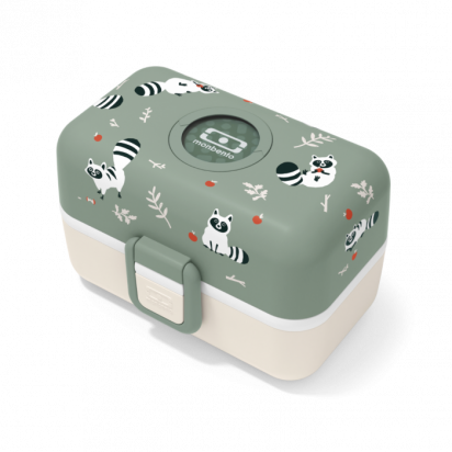 Bento Tresor vert Raccoon Monbento
