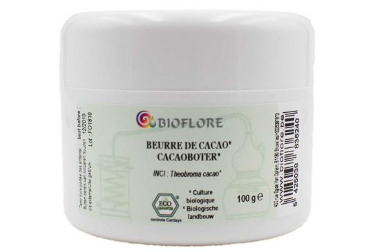 Beurre de cacao bio en pâte 100g - Bioflore
