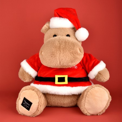 Peluche Hippopotame KRIS HUG 38 cm Histoire d'ours