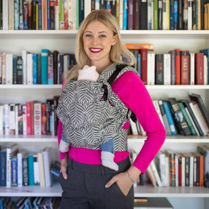 Emeibaby TODDLER Leaves Dark Porte-bébé hybride