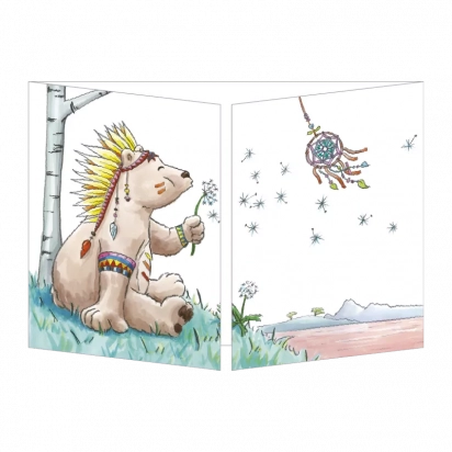 Carte ours Cache Cache