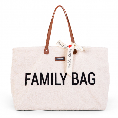 Family bag sac à langer Teddy écru Childhome