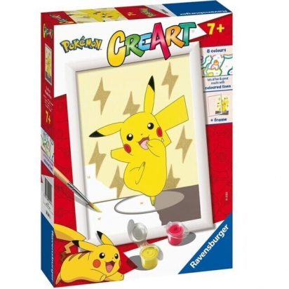 CreArt Pikachu Pokemon Peinture par numéro Ravensburger