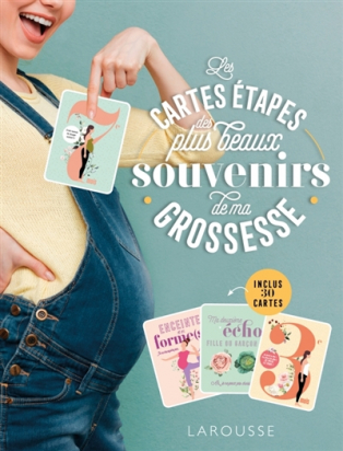 Cartes étapes des plus beaux souvenirs de ma grossesse Larousse