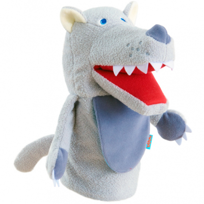 Marionnette Petit loup Mangetout Haba