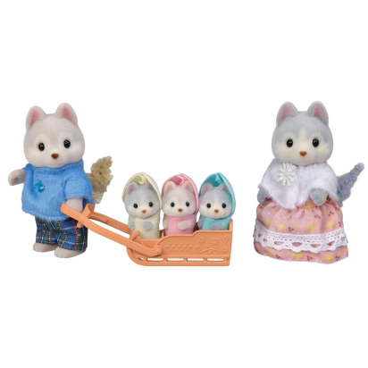 La famille Husky Sylvanian families