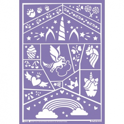 Pochoir de maquillage - Poney et Licorne - Grim'tout