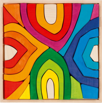 Blocs de construction en bois 4 saisons Goki