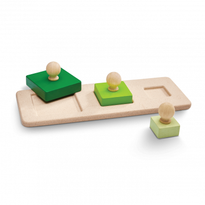 Encastrement en bois les carrés Plantoys