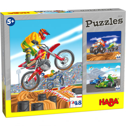 Puzzles Sports mécaniques Haba