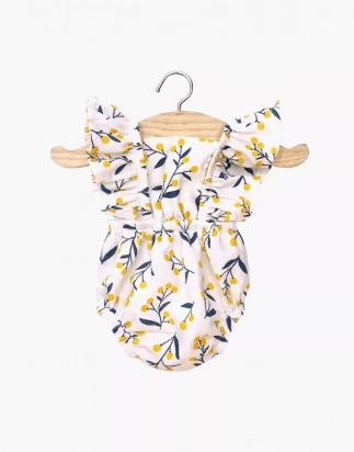 Barboteuse rétro Lou Mimosa pour poupée 34 cm Minikane