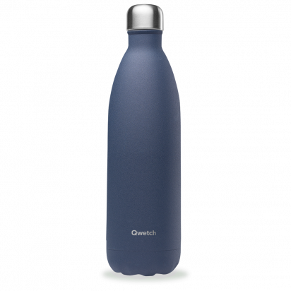 Bouteille Isotherme - 1L - Granite bleu nuit - Qwetch