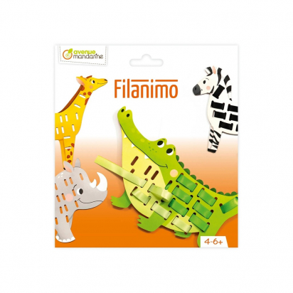 Rubans à tisser, Animaux sauvages Avenue Mandarine