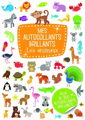 Mes autocollants brillants Les animaux Ballon