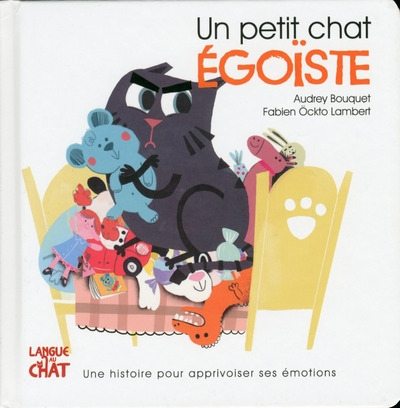 Un petit chat égoïste - Langue au chat