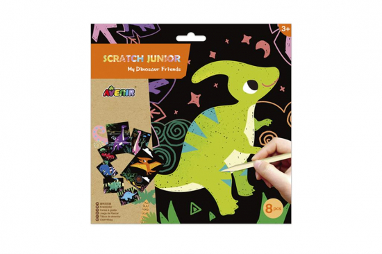 Dessins à gratter Dinosaures Avenir