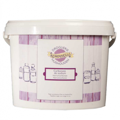 Carbonate de sodium 2kg (cristaux) de soude Droguerie renouvelle
