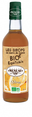 Sirop de citron au sucre de canne bio 50 cl Meneau