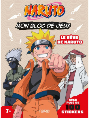 Mon bloc de jeux Le Reve de Naruto Fleurus