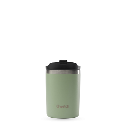 Qwetch Travel mug isotherme matt vert tilleul 240ml