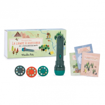 Lampe à histoires de l'explorateur Le jardin du moulin Moulin roty