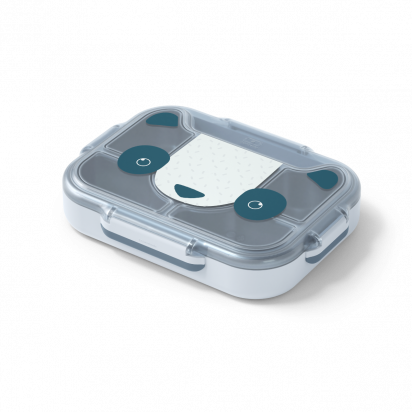 Plateau compartimenté Wonder  bleu Panda Monbento