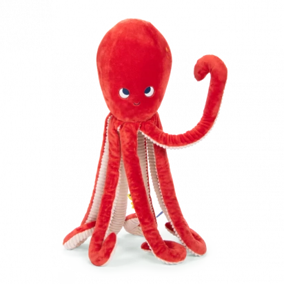 Peluche Poulpe géant Les aventures de Paulie Moulin roty