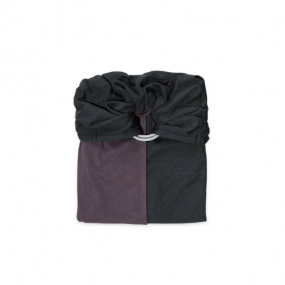 Petite écharpe sans Noeud Anthracite marron glacé sans pad Love Radius